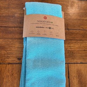 Yogitoes + brand new towel aqua